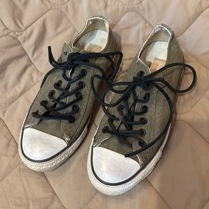 John Varvatos / All Star Converse sneaker - leather strings! Like new ✨